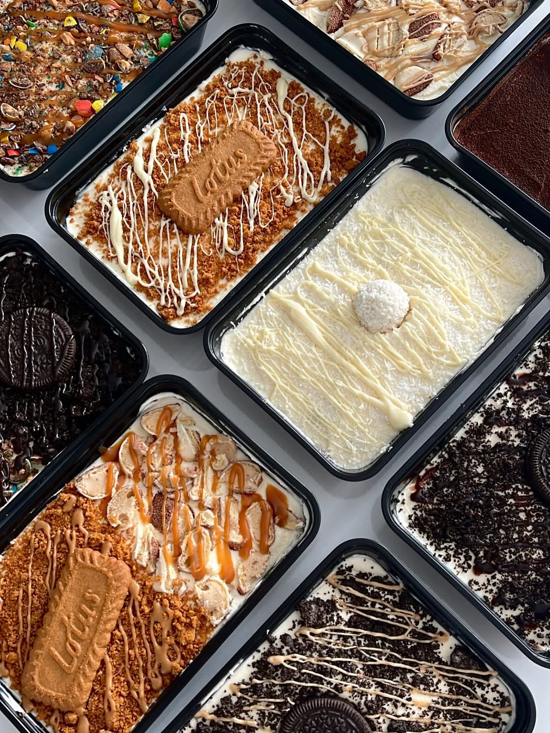 Tiramisus artisanaux MyDélices — différentes saveurs